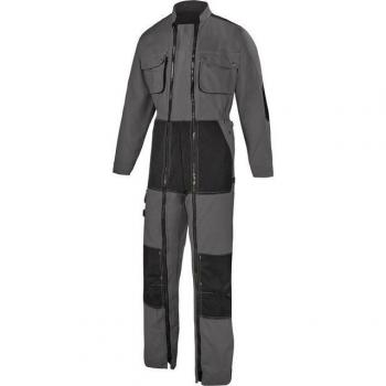 Combinaison de Travail 2 Zip Charcoal/Noir S