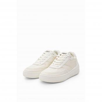 Sneaker Retro Bianco con Patch Desigual 37