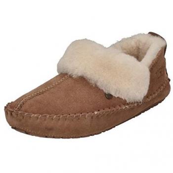Warmbat Hausschuhe für Damen Barrine Cognac (Größe 41)