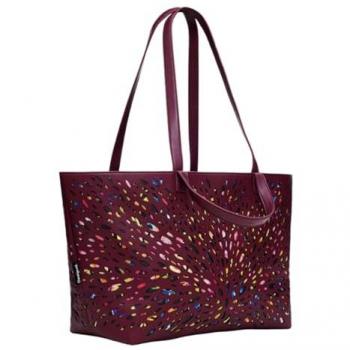 Borsa Shopper Desigual Blackwell Cahuil Granata Multicolore