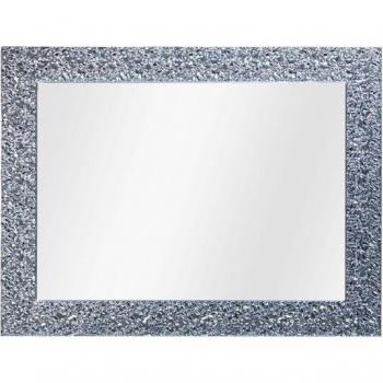Specchiera Design Foglia Argento 65x85
