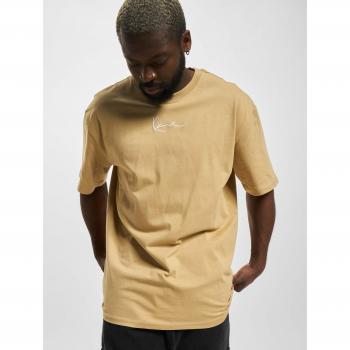 Karl Kani Rundhals T-Shirt in Light Braun