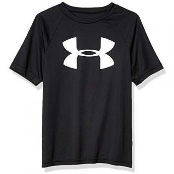 Kurzarm Unter Armour Kids Tech Big Logo – Schwarze Variante – YXL 1351850-001