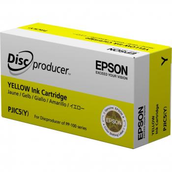 Yellow EPSON PJIC5 Ink Cartridges for Printer PP-100