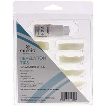 Cuccio Professional Revelation Tips Manicure Assorted Tips (100 Tips)