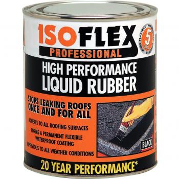 Ronseal Isoflex Liquid Rubber Black 750ml