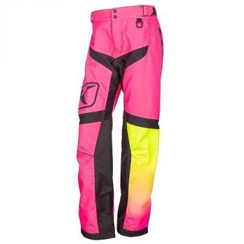 Klim Revolt Pantalon de motoneige Haute visibilité Rose Pourpre taille M