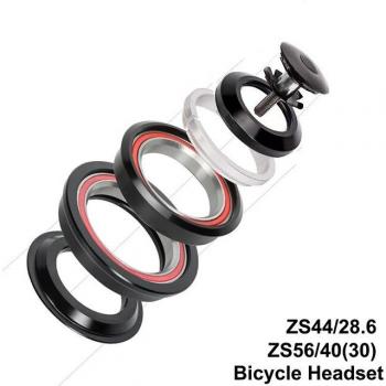 Tapered Headset 44mm 56mm CNC 1 1/8-1 1/2 for Straight Tube Fork