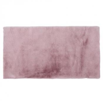 Tapis en polyester rose 110 x 60 cm The Home Deco Factory
