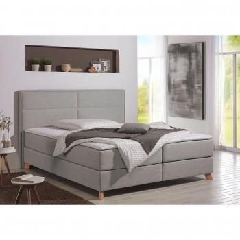 Boxspringbett HOME AFFAIRE Caria, Strukturstoff, 100% Polyester