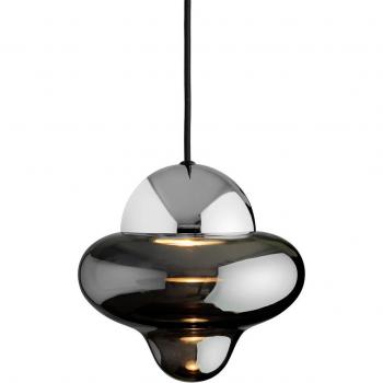 Lampe Solaire LED Nutty Gris Fumé Chrome – Design by Us