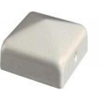 Tête de Poteau 91 mm en Blanc