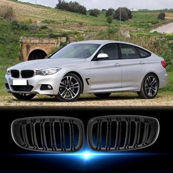 Rejilla delantera BMW F34 335I GT 328I GTxDrive doble listón negra