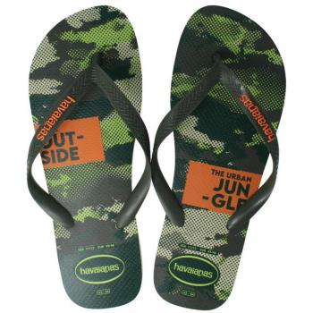 Chanclas Havaianas Hombre Verde Lima Camuflaje