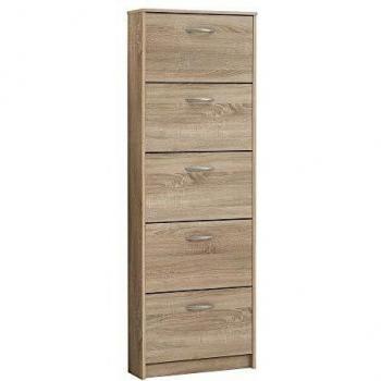 Armadio per scarpe con 5 scomparti inclinati