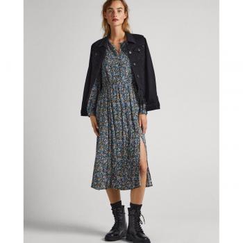 Pepe Jeans Ichi Kleid Damen Grün Medium