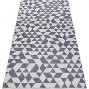Triangular Pattern Sisal Rug – 200x290 cm, Flat Woven, Multi‑Colour