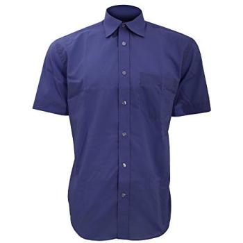 Kustom Kit Dark Navy Business Shirt – 18.5” Length