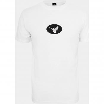 Mister Tee Herren T-Shirt mit Taube-Print Weiß
