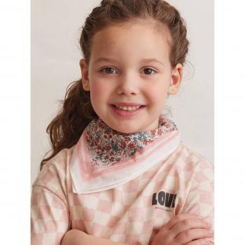 VERTBAUDET Pañuelo de Niña con Diseño Floral Coral