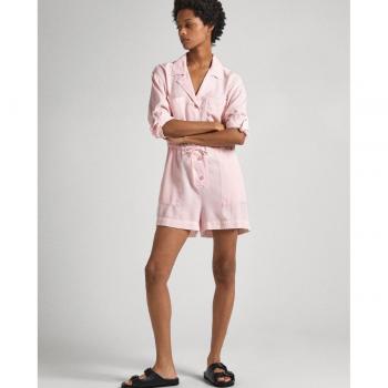 Pepe Jeans Tuta Elison Rosa Manica Lunga XS