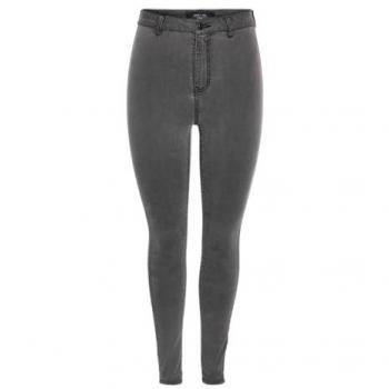 Jeans Noisy May NMElla Super Alta Vita Donna Grigio W26L30 a W30L32