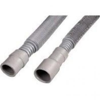 Xavax Ablaufschlauch, 1,2-4 m, für Waschmaschinen und Geschirrspüler, Polybeutel