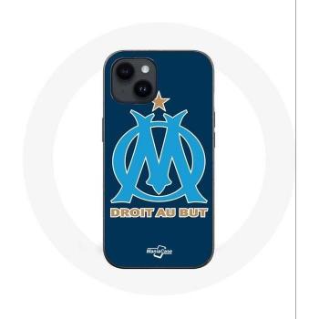Case per iPhone 14 Plus Olympique de Marseille logo blu