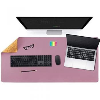 Tapis de bureau Aothia double face, 91x43cm, violet