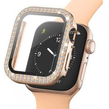 Custodia Protettiva con Strass per Apple Watch SE (2022)/SE/6/5/4