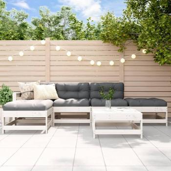 6-Piece Patio Lounge Set with Cushions