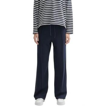 TOM TAILOR Denim Stoffhose mit geradem Bein und Kordelzug