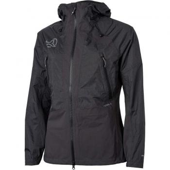 Chaqueta con capucha Ternua Karsa negro mujer
