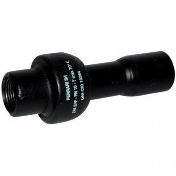 Giunto Dielettrico Filettato PN 10 – 1½ Ff L165 per Tubazioni Gas e Acqua (70°C)