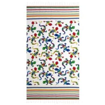 Telo Fouta Spiaggia Fantasia Rigata Leopard Pesci