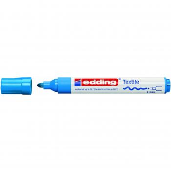 Edding 4500 Rond Viltstift voor Textiel Lichtblauw 2-3mm