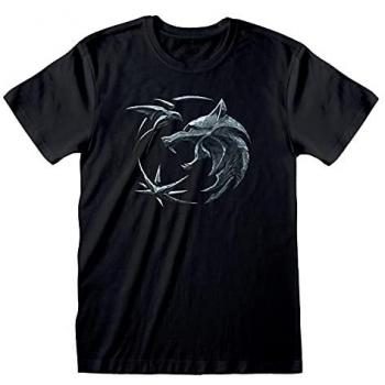 Tee The Witcher: Emblema en Negro