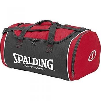 Sac de Sport Spalding Tube (Rouge/Noir/Blanc) 53 x 35 x 31 cm