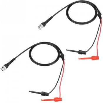 2 Pack BNC Hook Probe Test Leads