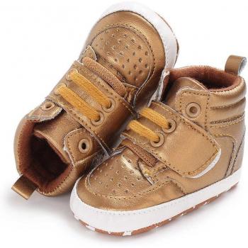 Soft Bottom Anti-Skid PU Leather Infant Shoes 0-18M
