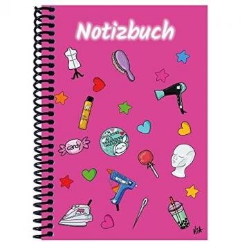 E&Z Manga‑Notebook A4 – Rosa, liniert