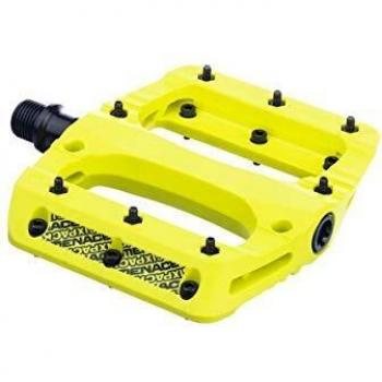 Sixpack‑Menace Fahrradpedale – Neongelb Nylon