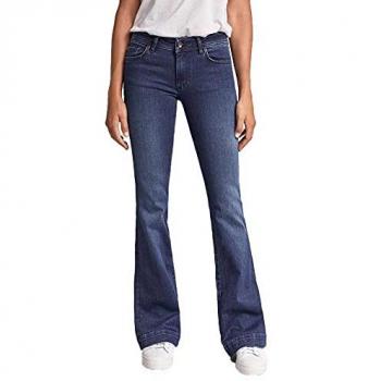 Salsa Jeans Women's Dark Blue Flare Push Up Jeans