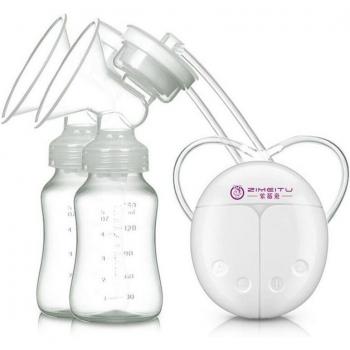 Tire-lait électrique double avec biberon USB, sans BPA