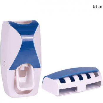 Soporte de cepillos de dientes con dispensador automático de pasta de dientes