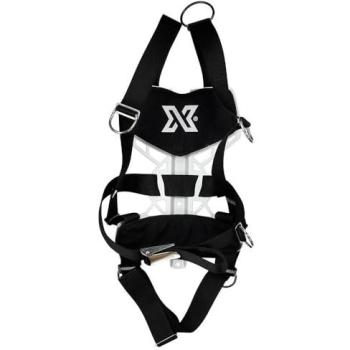 Xdeep Arnés Nx Series Ultraleve con placa trasera en color negro talla grande