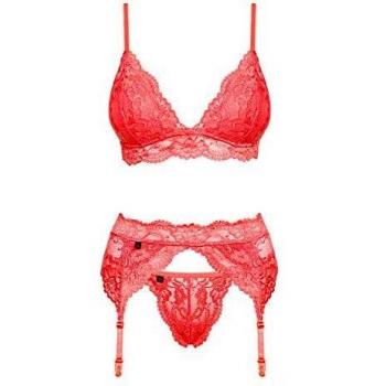 Obsessive Intimo Femminile Collezione 3 Pezzi (Arancione)