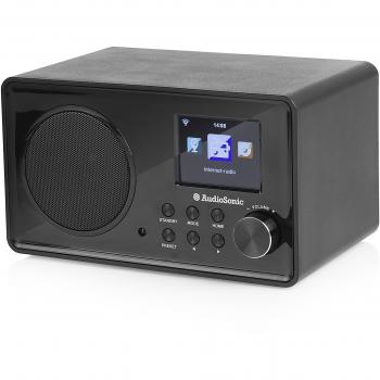 AudioSonic Internetradio RD‑8520 mit WLAN, 10 W Leistung, 195 mm × 110 mm × 118 mm
