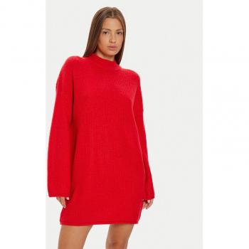 Brave Soul Rollkragenpullover LK‑230EAGLESSB – Rote Langhalsjacke, Regular Fit