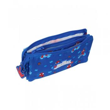 Portatodo Doble Spidey Azul 22 x 12 x 3 cm
